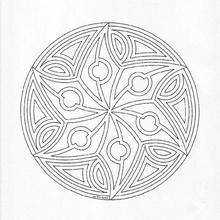 Mandala 171 - Coloring page - MANDALA coloring pages - Mandalas for ADVANCED