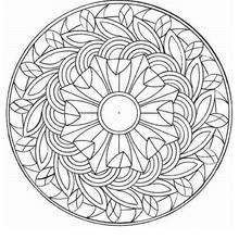 Mandala  38 - Coloring page - MANDALA coloring pages - Mandalas for EXPERTS