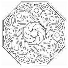 Mandala  39 - Coloring page - MANDALA coloring pages - Mandalas for ADVANCED