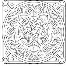 Mandala  42 - Coloring page - MANDALA coloring pages - Mandalas for EXPERTS