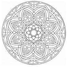 Mandala  44 - Coloring page - MANDALA coloring pages - Mandalas for EXPERTS