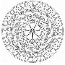 Mandala  48 - Coloring page - MANDALA coloring pages - Mandalas for EXPERTS