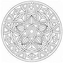 Mandala  49 - Coloring page - MANDALA coloring pages - Mandalas for EXPERTS