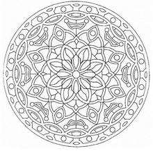 Mandala  50 - Coloring page - MANDALA coloring pages - Mandalas for EXPERTS