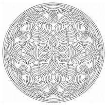 Mandala  63 - Coloring page - MANDALA coloring pages - Mandalas for EXPERTS