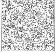 Mandala  72 - Coloring page - MANDALA coloring pages - Mandalas for EXPERTS