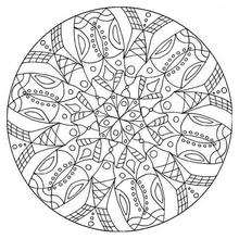 Mandala  73 - Coloring page - MANDALA coloring pages - Mandalas for EXPERTS