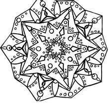 Mandala  75 - Coloring page - MANDALA coloring pages - Mandalas for EXPERTS