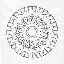 Mandala  78 - Coloring page - MANDALA coloring pages - Mandalas for ADVANCED