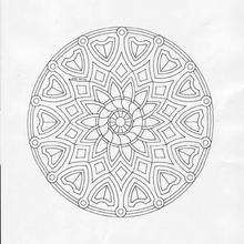 Mandala  79 - Coloring page - MANDALA coloring pages - Mandalas for EXPERTS