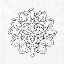 Mandala  81 - Coloring page - MANDALA coloring pages - Mandalas for BEGINNERS