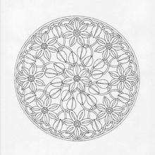 Mandala  83 - Coloring page - MANDALA coloring pages - Mandalas for EXPERTS