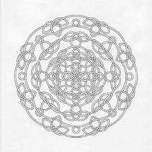 Mandala  84 - Coloring page - MANDALA coloring pages - Mandalas for ADVANCED