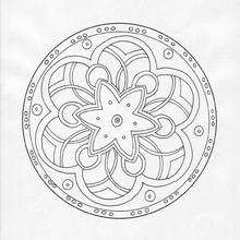 Mandala  87 - Coloring page - MANDALA coloring pages - Mandalas for ADVANCED