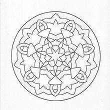 Mandala  94 - Coloring page - MANDALA coloring pages - Mandalas for ADVANCED
