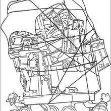 RJ, Verne and a food cart - Coloring page - DISNEY coloring pages - Over the Hedge coloring book pages