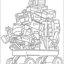 The food cart - Coloring page - DISNEY coloring pages - Over the Hedge coloring book pages