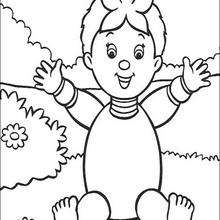Noddy 11 - Coloring page - CHARACTERS coloring pages - CARTOON CHARACTERS Coloring Pages - NODDY coloring pages