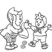 Noddy  2 - Coloring page - CHARACTERS coloring pages - CARTOON CHARACTERS Coloring Pages - NODDY coloring pages