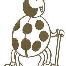 Ladybug Friend coloring page
