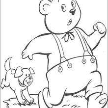 Noddy 21 - Coloring page - CHARACTERS coloring pages - CARTOON CHARACTERS Coloring Pages - NODDY coloring pages