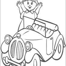 Noddy 30 - Coloring page - CHARACTERS coloring pages - CARTOON CHARACTERS Coloring Pages - NODDY coloring pages