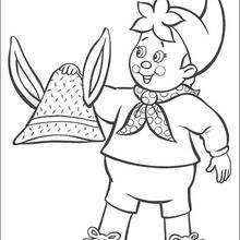Noddy Finds Bunkey's Hat coloring page