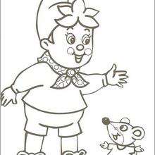 Noddy 37 - Coloring page - CHARACTERS coloring pages - CARTOON CHARACTERS Coloring Pages - NODDY coloring pages