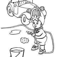 Noddy  4 - Coloring page - CHARACTERS coloring pages - CARTOON CHARACTERS Coloring Pages - NODDY coloring pages