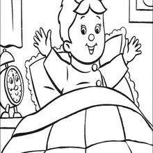 Noddy 50 - Coloring page - CHARACTERS coloring pages - CARTOON CHARACTERS Coloring Pages - NODDY coloring pages
