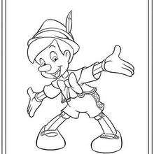Pinocchio 2 - Coloring page - DISNEY coloring pages - Pinocchio coloring pages
