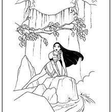 Pocahontas 11 - Coloring page - DISNEY coloring pages - Pocahontas coloring pages