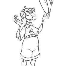 Profesor Porter - Coloring page - DISNEY coloring pages - Tarzan coloring pages