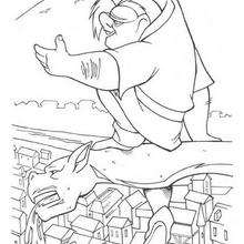 Quasimodo 2 - Coloring page - DISNEY coloring pages - The Hunchback of Notre Dame coloring book pages