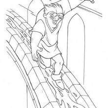 Quasimodo 3 - Coloring page - DISNEY coloring pages - The Hunchback of Notre Dame coloring book pages