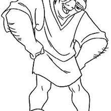 Quasimodo 4 - Coloring page - DISNEY coloring pages - The Hunchback of Notre Dame coloring book pages