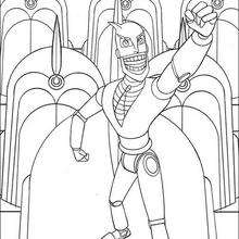 Robot punch - Coloring page - MOVIE coloring pages - ROBOTS coloring pages