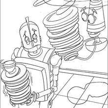 Herb copperbottom  - Coloring page - MOVIE coloring pages - ROBOTS coloring pages