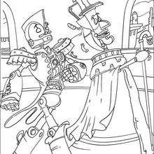 Rodney Copperbottom and Fender Pinwheeler coloring page