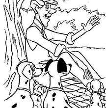 Roger - Coloring page - DISNEY coloring pages - 101 Dalmatians coloring pages