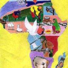 Senegal 6 - Drawing for kids - KIDS drawings - WORLD drawings - AFRICA - SENEGAL
