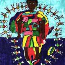 Senegal 7 - Drawing for kids - KIDS drawings - WORLD drawings - AFRICA - SENEGAL
