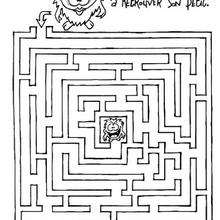 Find the good road easy maze - Free Kids Games - Printable MAZES - EASY printable mazes