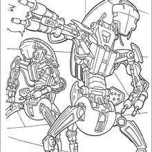 Robots - Coloring page - MOVIE coloring pages - STAR WARS coloring pages