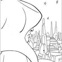 Emperor in Coruscant - Coloring page - MOVIE coloring pages - STAR WARS coloring pages - EMPEROR coloring pages
