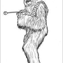 Chewbacca coloring page - Coloring page - MOVIE coloring pages - STAR WARS coloring pages - CHEWBACCA coloring pages