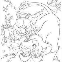 The Wild 13 - Coloring page - DISNEY coloring pages - The Wild coloring book pages