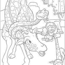The Wild 15 - Coloring page - DISNEY coloring pages - The Wild coloring book pages