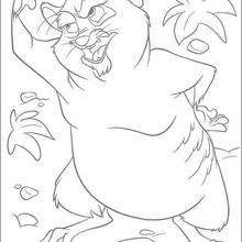 The Wild 27 - Coloring page - DISNEY coloring pages - The Wild coloring book pages
