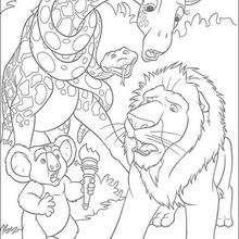 The Wild 28 coloring page